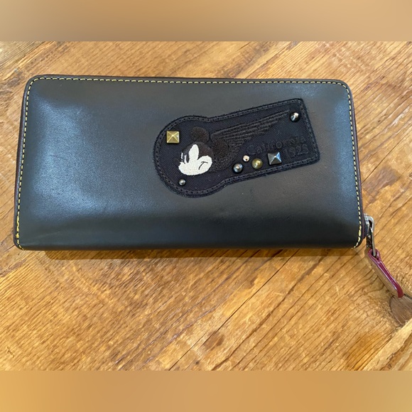 Coach Disney Wallet with Mickey Mouse Patches - Picture 4 of 9